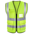 100% Polyester Knitted Fabric with Reflective Tape Safety Reflective Vest